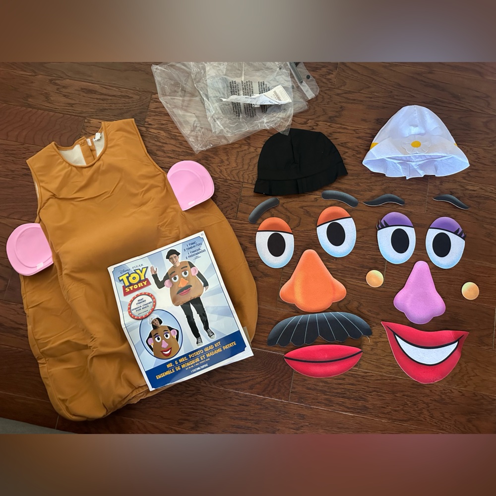 Disney Pixar Toy Story Mr. & Mrs. Potato Head Costume Kit for Adults